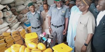NCS Hands Over Seized Drugs to NDLEA