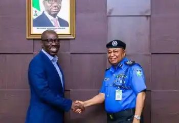 Obaseki Meets New AIG, Seeks End to Communal Clashes
