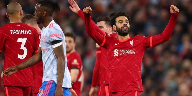 Liverpool thrashes Man United 4-0 to go top of Premier League