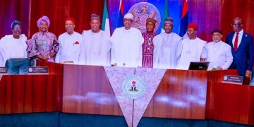 Buhari bids farewell to Ministers
