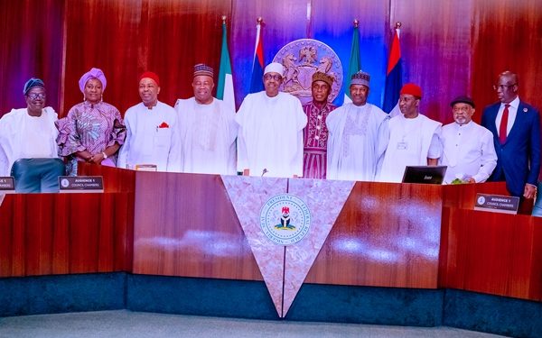 Buhari bids farewell to Ministers