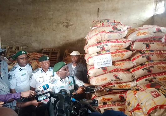 Customs Intercept 1,000 Bags Of Foreign Rice In Lagos