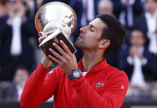 Djokovic Wins First Title of the Year in Rome