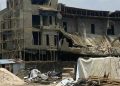 Collapsed building in Lagos Claim lives