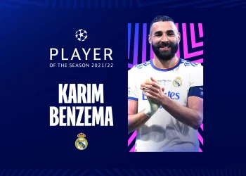 Karim Benzema Named the Champions League Player of the Season.