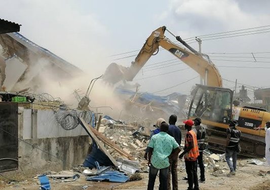 Lagos government to demolish distress structures