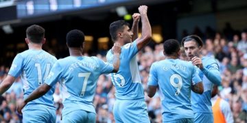 Man City thrashes Newcastle 5-0 to move closer to Premier League title