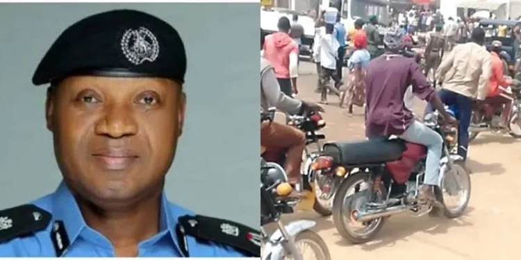 Police Sends Warning to Commercial Motorcycle Operators in Lagos