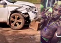 Portable Survives Car Crash