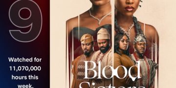 Blood sisters ranks number 9 on Netflix
