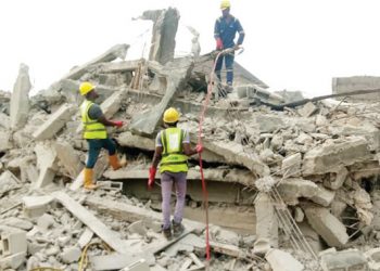 Lagos records another case of collapsed building