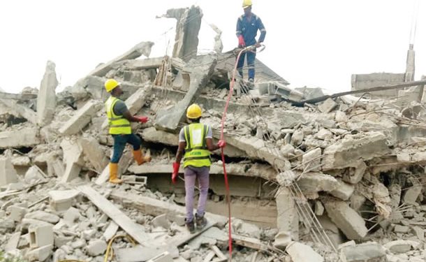 Lagos records another case of collapsed building