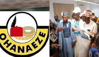 Ohaneze Reacts to Purchase of Forms for Jonathan