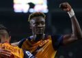 Abraham becomes highest goal scorer in Serie A season