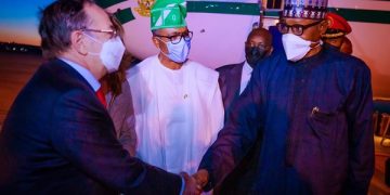 Buhari Arrives in Spain