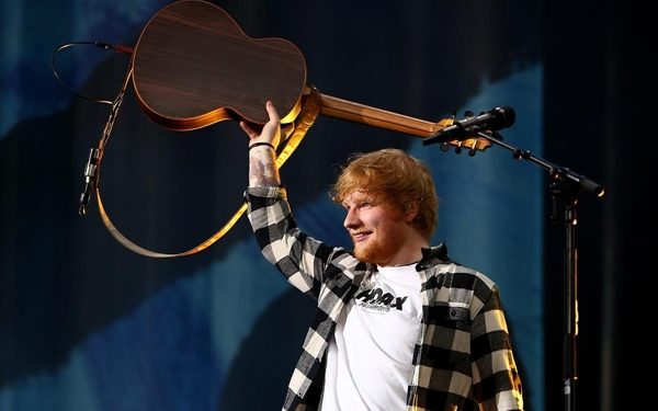 Ed Sheeran Becomes Most Played Artist in UK