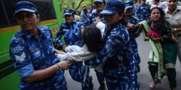 Indians Protest Against Recruitment Policy For The Military