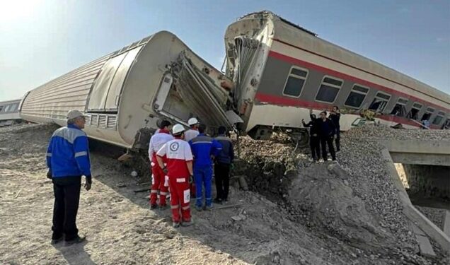 Train derailment claim 17 lives in Iran