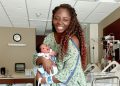 Actress Ivie Egboh welcomes third child with husband