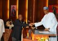 Buhari swears-in new acting Chief Justice of Nigeria