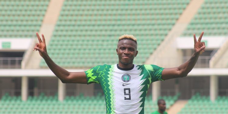 Osimhen vows to score more goals for Eagles