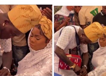 Singer Portable ties knot with Wife at child’s naming ceremony
