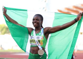 Amusan Wins World Athletics Championship Gold in the Women’s 100m Hurdles