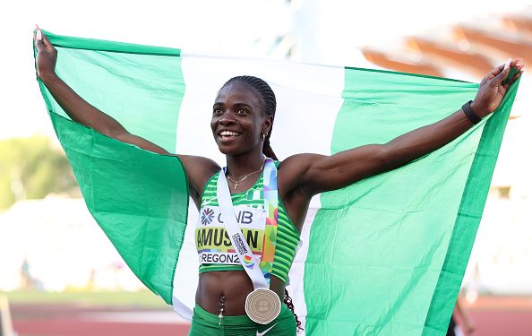 Amusan Wins World Athletics Championship Gold in the Women’s 100m Hurdles