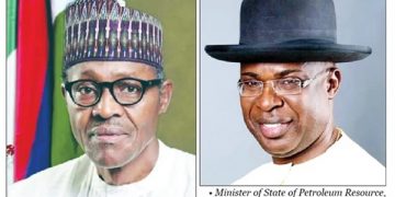 Buhari Felicitates with Minister of State for Petroleum Resources