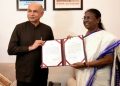 India Swears in New President
