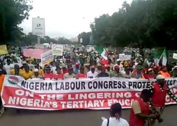 NLC Continues Protest Over University Unions Strike
