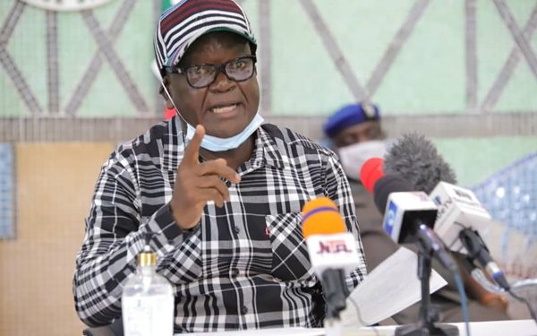 Ortom Decries Rising Case of Insecurity