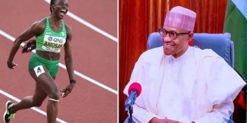 President Buhari Congratulates Amusan