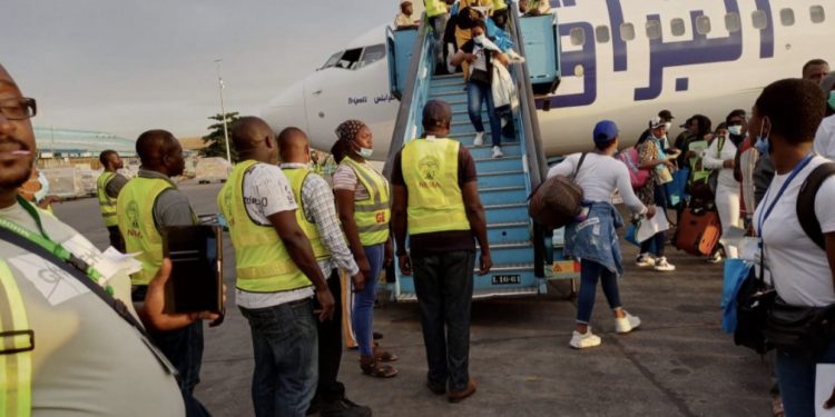 Stranded Nigerians in Libya return