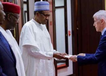 Buhari Receive Letters of Credence  from New Foreign Envoys