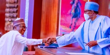 Buhari Swears in New RMAFC Chairman