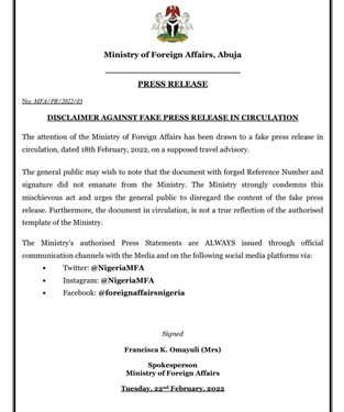FG Dismisses Report of Alleged Abandonment of Nigerians in UAE