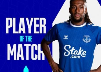 Iwobi Named Man of the Match in Everton’s Win Against Fleetwood Town