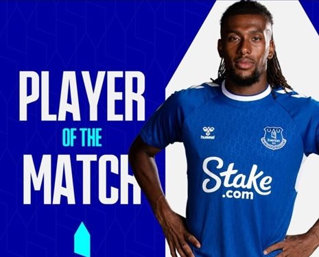Iwobi Named Man of the Match in Everton’s Win Against Fleetwood Town
