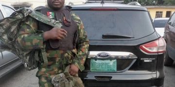 Lagos Police Arrests Fake Soldier