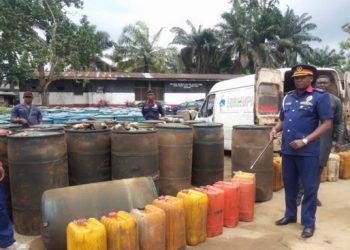 NSCDC Impounds Stolen Petrol in Cross River