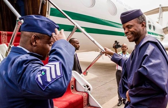 Osinbajo Departs for United States