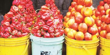 Prices of Tomatoes and Pepper Increases