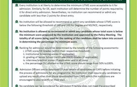 JAMB Provides New Guidelines