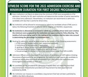 JAMB Provides New Guidelines