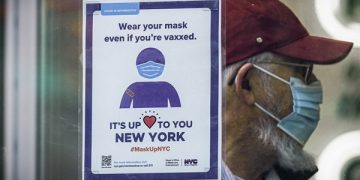 New York Ends Compulsory Mask Wearing
