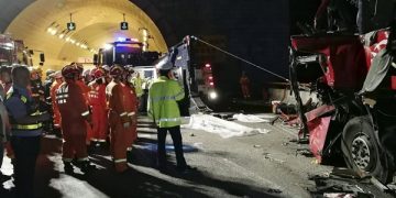 Quarantine Bus Crashes in CHINA