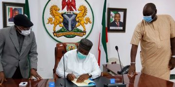 Ugwuanyi Signs Agreement with Nigeria Sovereign Authority