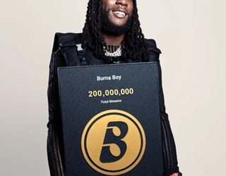 Burna Boy Becomes Most Streamed Artist