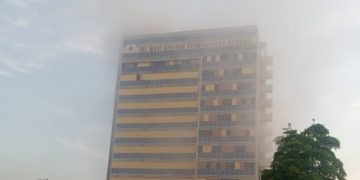 Fire Guts Lagos WAEC Office